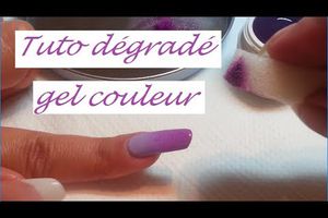 Faire un dégradé en gel