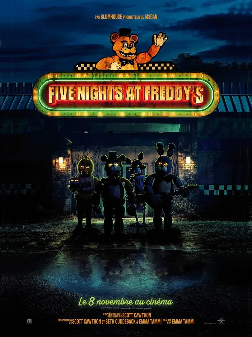Critique Ciné Five Nights Freddy’s (2023)