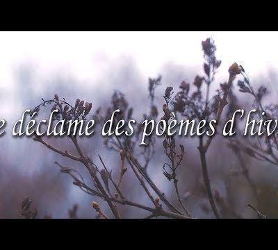 LECTURE DE POÈME d'HIVER 