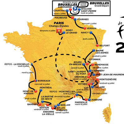#Sport - #TDF2019 - Tour de France 2019 : Un cru manchois exceptionnel au départ ! Message de MARC LEFÈVRE
