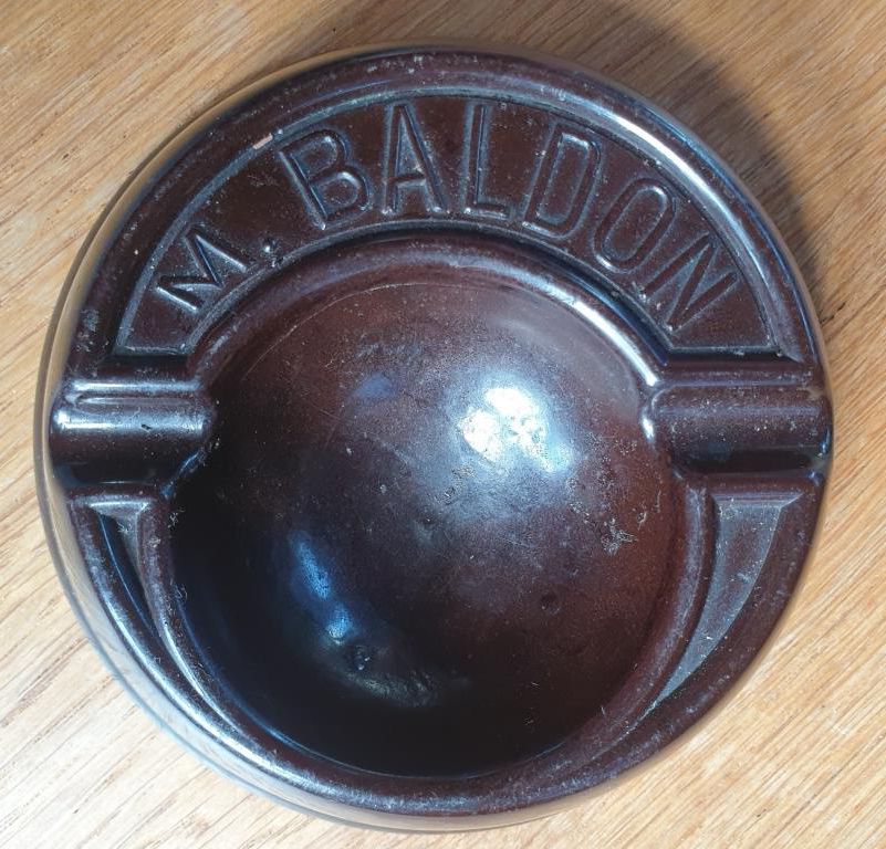 Cendrier bakélite 1930 M. BALDON - 10 euros