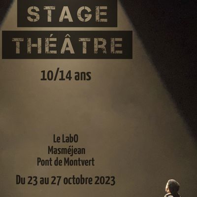 Stage Théâtre Toussaint 2023