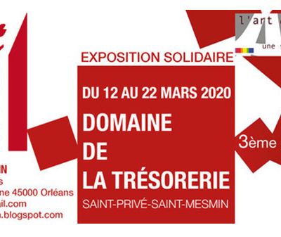 EXPOSITION Art O'CARRÉ du 12 au 22 mars 2020 à ST PRYVE ST MESMIN : Les candidatures sont ouvertes !