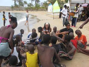 Sortie à Ngor avec les enfants de l'école