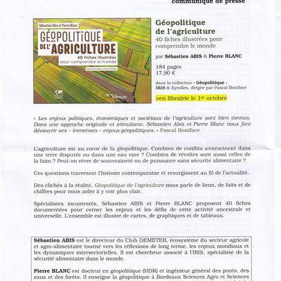 Géopolitique de l'Agriculture