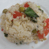 Salade de riz ensoleillée