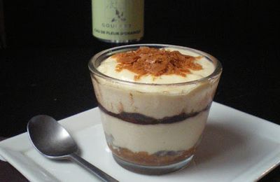 Tiramisu chocolat, rhum et fleur d’oranger