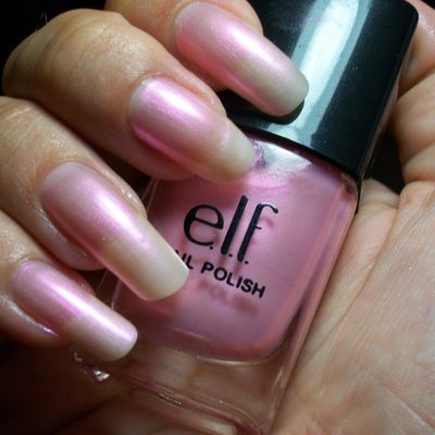Swatch: ELF pearl pink