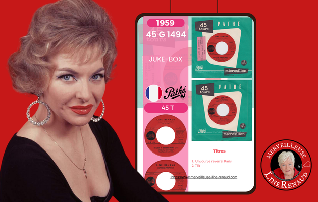 45 TOURS JUKE-BOX : 1959 Pathé - 45 G 1494