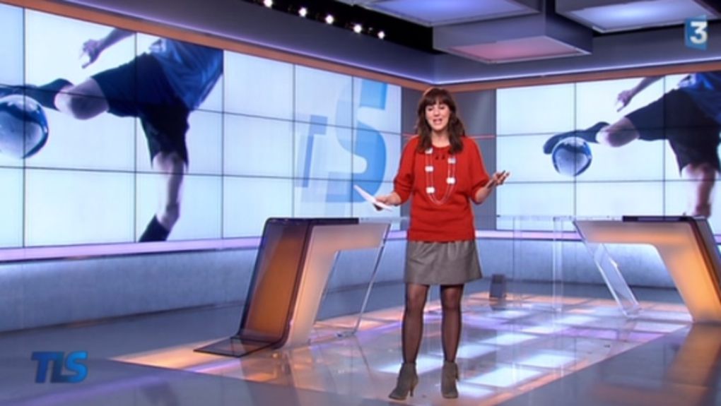 2012 12 10 - CLAIRE VOCQUIER-FICOT - FRANCE 3 - TOUT LE SPORT @19H55