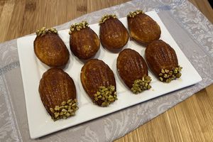 Madeleines au safran, orange et miel de Yotam Ottolenghi