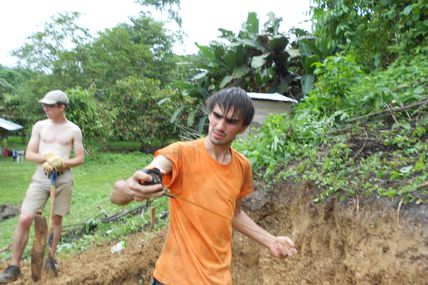 22 Juillet, après 2 semaines de chantier.