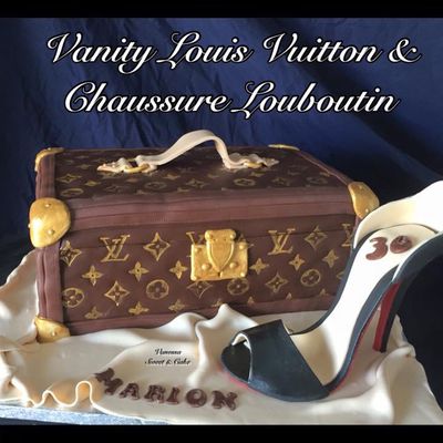 Gâteau Vanity Louis Vuitton & Chaussure Louboutin