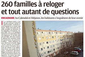 Calendale et Méjanes : le casse tête du relogement