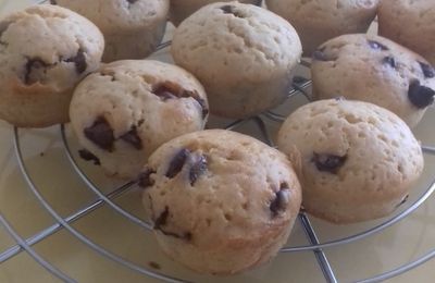 muffins aux pepites de chocolat