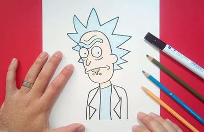 Como dibujar a Rick paso a paso - Rick And Morty