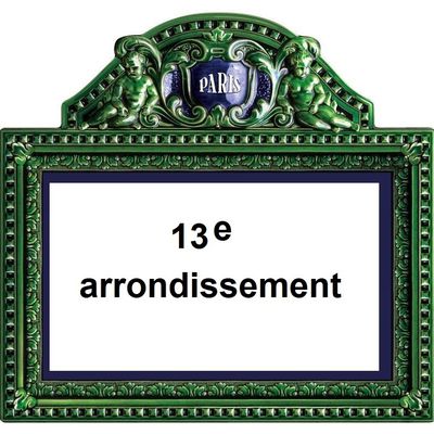 Le 13e arrondissement "timbré"