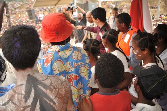 Vendredi 12 octobre 2012. Le Président Andry Rajoelina : première visite dans la Région Itasy (Soavinandriana, Analavory, Ampefy).