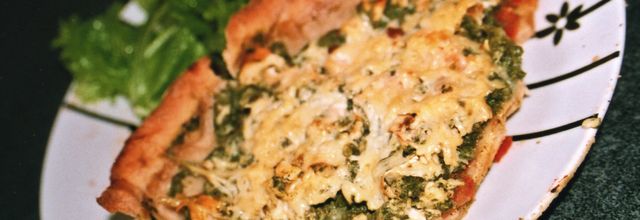 Tarte aux bettes/blettes et au saumon