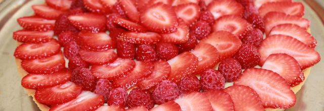 Tarte Fraises framboises