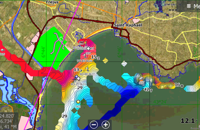 Fond de carte satellite pour les sondeurs Lowrance