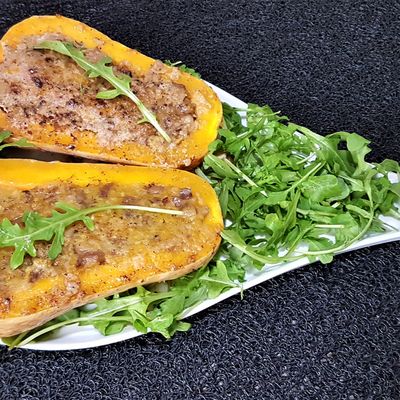 Rôti de butternut farci