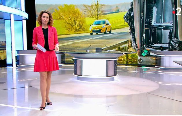 Marie-Sophie Lacarrau JT 13H France 2 le 29.03.2019