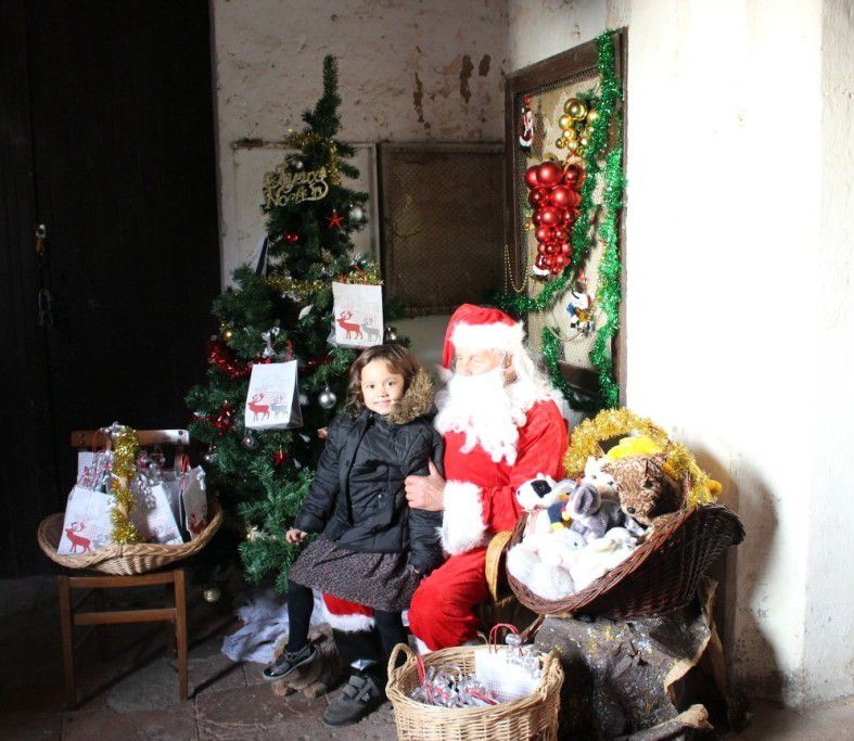 Le Père Noël en visite à Puydaniel