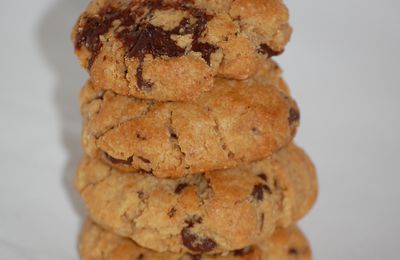 Cookies au beurre de cacahuètes et pépites de chocolat