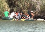 Cubanos cruzan el río Bravo para llegar a EEUU