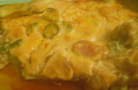 Quiche saumon tomate