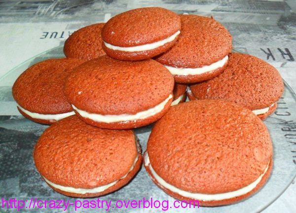 Whoopie Pies !! Choc' Noir et Blanc.