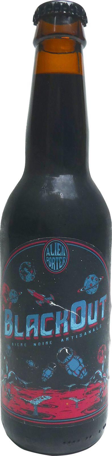 Photo de la bière BlackOut Alien Porter de la brasserie La Choulette