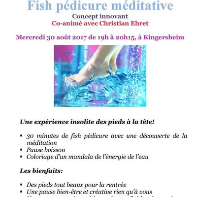 Fish pédicure méditation