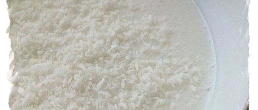 Fromage blanc au lait de coco