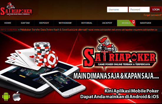 SatriaPoker Situs Agen Poker Online Terpercaya