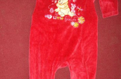 Pyjama Disney Baby, taille 6 mois, 2 €