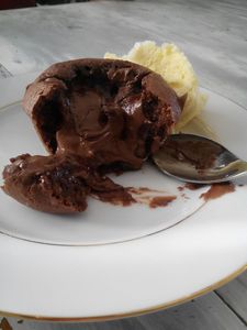 Moelleux chocolat coeur coulant au nutella