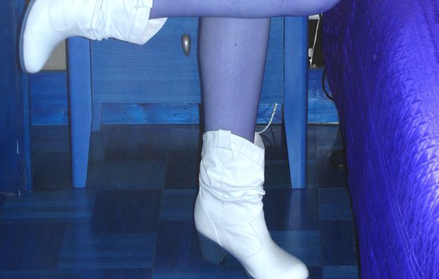 Des bottes blanches top tendance!