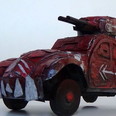 Gaslands : Projet Citroën ou comment faire des petites voitures en 3D (1)