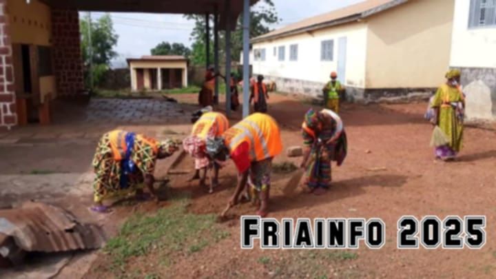 RENDRE LA VILLE DE FRIA PROPRE : L'ASSOCIATION &quot;YETEKHOLONYI&quot; EN REMET UNE COUCHE !