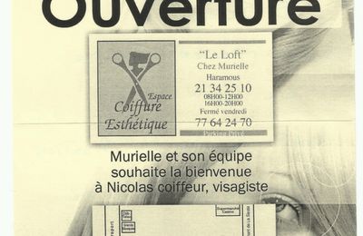 Ouverture Espace Coiffure-Esthétique "Le Loft" chez Murielle