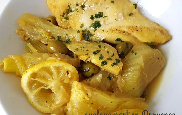 TAJINE DE CABILLAUD ET FENOUIL