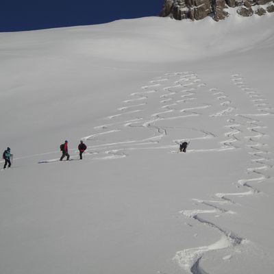 Raid à ski queyras, février 2011