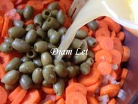 Poêlé de carottes et d’olives