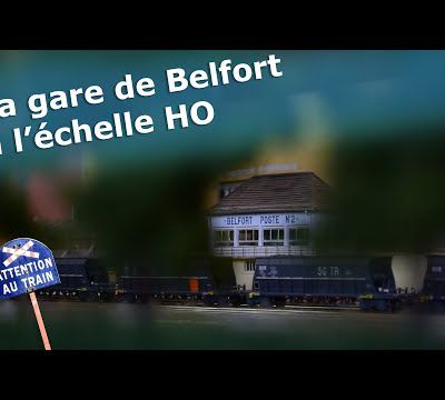 Le réseau de trains miniatures de l' Association des Modélistes Ferroviaires du Territoire de Belfort