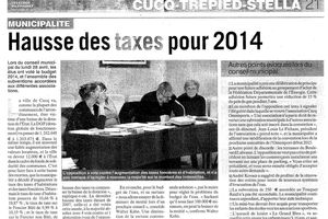 LE CONSEIL DU 28/04/14 ET LES ECHOS DU TOUQUET