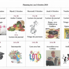 Planning semaine 40