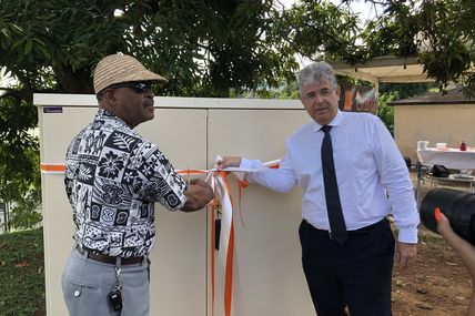 Martinique : Orange Caraïbe et la ville de Ducos inaugurent un point de mutualisation !