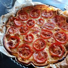 Tarte au thon et à la tomate